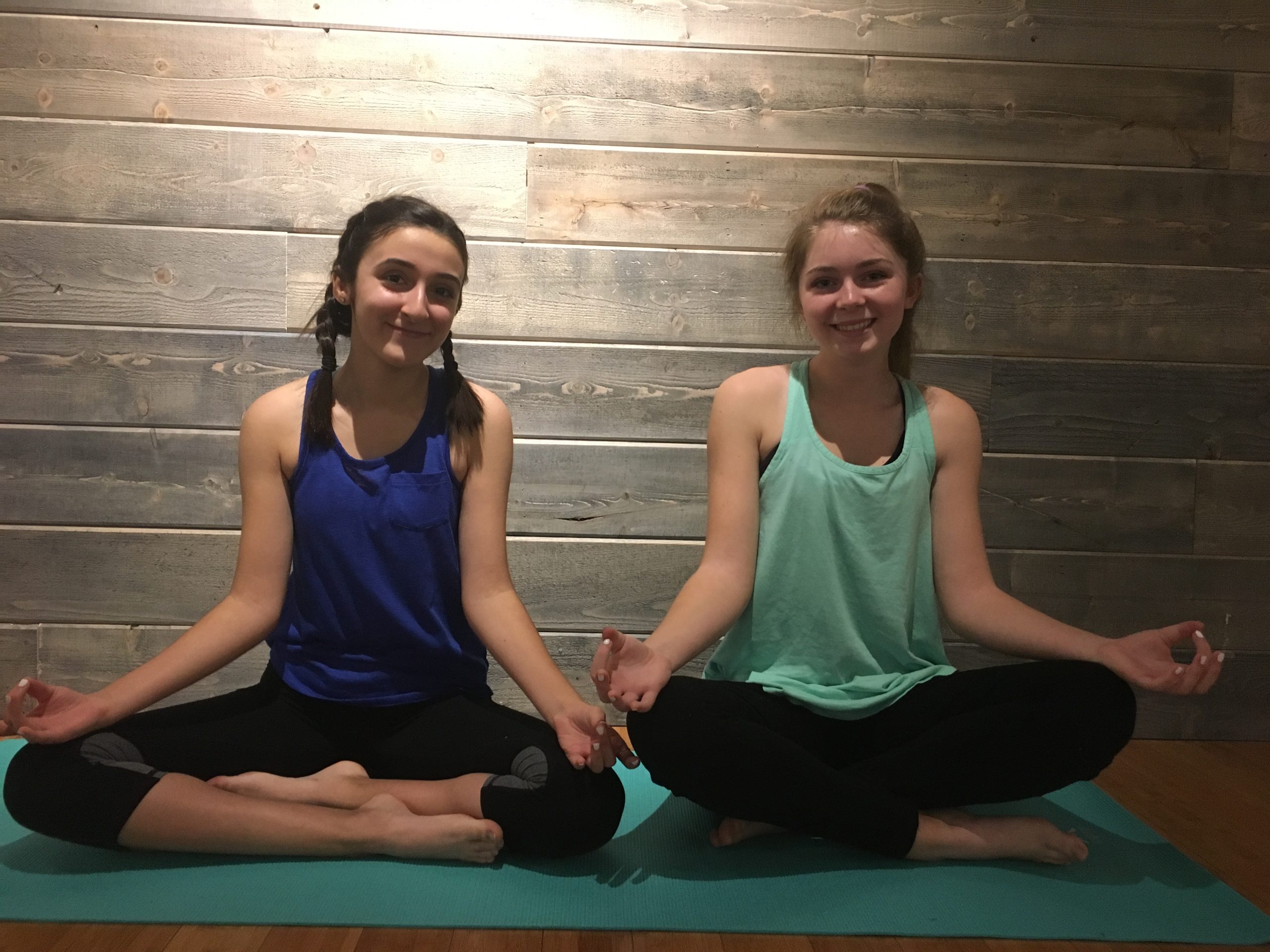 Students practicing mindfulness meditation